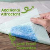 YORJA Puppy Training Pads for Dog, 60 x 60cm-50/100 Pack Super Absorbent 100% Leak Proof Toilet Pee Mat for Pet with Quick Dry Surface