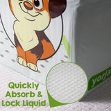 YORJA Puppy Training Pads for Dog, 60 x 60cm-50/100 Pack Super Absorbent 100% Leak Proof Toilet Pee Mat for Pet with Quick Dry Surface
